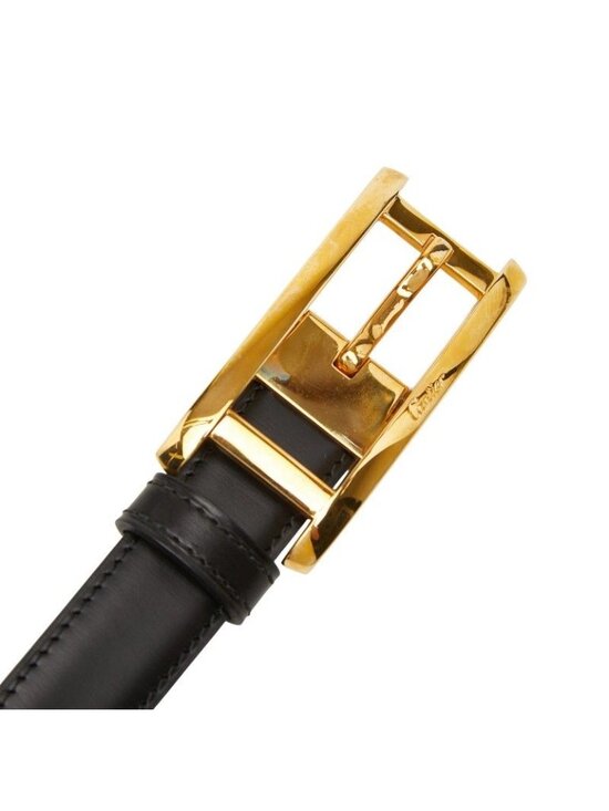 Cartier Tank Reversible Narrow Belt Black Brown Gold Leather main image 5